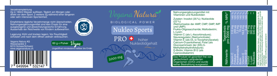 NukleoSports PRO 60g Pulver